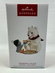 Hallmark 2023 Keepsake Ornament Sharing Slice 23RD Snowball & Tuxedo Pizza. Fixed Price $14.95.