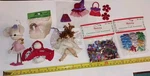 Vintage Embellishment Lot Dolls Mouse Sequins Trim Nos Christmas Crafts. Fixed Price $19.95.