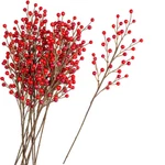 Set 12 Factory Direct Craft Weatherproof Red Artificial Berry 18" Sprays. Fixed Price $28.51.
