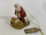 Kneeling Santa Baby Jesus Christmas Ornament Roman Inc Resin Figure 2.75 #35860. Fixed Price $12.34.