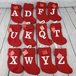 New Wondershop Red Mini 8 Christmas Knit Stocking - Various Letters. Fixed Price $13.98.