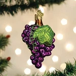 Old World Christmas Grapes Glass Fruit Ornament 28136. Fixed Price $17.88.