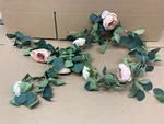 Misspin 2PCS Artificial Flowers Garland Eucalyptus Vintage Light Pink. Fixed Price $9.95.