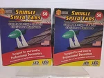 2-BRAND New 50 Adams Commercial Grade Speed Shingle Tabs Christmas Lights 100. Fixed Price $24.95.