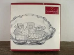 Mikasa Crystal Celebrations Carolers Collection Sweet Dish Open Box. Fixed Price $6.89.