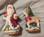 Cosmos Victorian Santa And Reindeer Salt & Pepper Shaker Christmas Table Decor. Fixed Price $19.95.