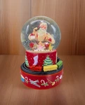 Hallmark Coca Cola Musical Snow Globe Santa Christmas Train Moves New Vtg 2001. Fixed Price $29.99.