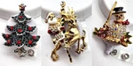 Christmas Doctor, Nurse, Hospital Clinic Holiday Jeweled Clips Bling Lanyards. Fixed Price $8.99.