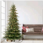 Puleo International 7.5-FT Aspen Fir Pre-lit Slim Artificial Christmas Tree With. Fixed Price $217.46.