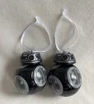 2 Star Wars BB-9E Droid Blown Glass Christmas Holiday Ornaments Disney Hallmark. Fixed Price $9.99.