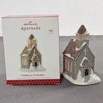 Hallmark Come Ye Faithful Church Ornament W/ Sound 2013 Great Shape Read. Fixed Price $14.95.