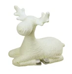 Northlight 14" Decorative Creamy White Sitting Christmas Moose Table Top Figure. Fixed Price $52.91.