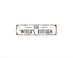 The Witch's Kitchen Sign Gothic Wall Decor For Home, Halloween Art. Fixed Price $12.94.