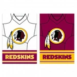 Lnw Evergreen Washington Redskins Suede Foil Garden Flag 12.5X18. Fixed Price $7.98.