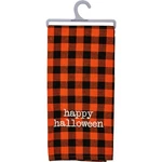 Pbk Happy Halloween Black And Orange Buffalo Check Kitchen Dish Towel. Fixed Price $10.16.