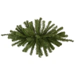Northlight Deluxe Dorchester Pine Artificial Christmas Swag Unlit, 28", Green. Fixed Price $31.99.