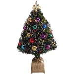 Northwoods Greenery Fiber Optic Christmas Tree With Ball Ornaments, 32-IN. Tall. Fixed Price $68.98.