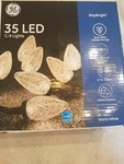GE90936 Staybright Christmas C9 Led 35-LIGHT Set W/green Wire, Warm White. Fixed Price $29.65.