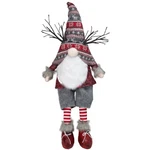Northlight 30-INCH Gray Red Christmas Gnome With Led Antlers Dangling Legs. Fixed Price $56.69.