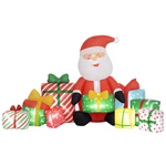 Outsunny 4.4' Christmas Inflatables Santa Claus W/ White Led Lights. Fixed Price $55.99.