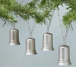 Hearth & Hand Magnolia 5' Metal Bell Garland Silver Holiday Christmas New. Fixed Price $24.99.
