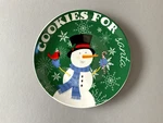 Royal Norfolk 'cookies For Santa' Christmas Plate 8" Diameter. Fixed Price $15.95.