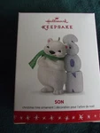 Hallmark Keepsake 2016 Son Christmas Tree Holiday Ornament Polar Bear. Fixed Price $15.50.