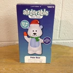 Gemmy Christmas Polar Bear Tabletop Decor Airdorable Inflatable 22" Usb Nib. Fixed Price $17.55.
