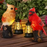 Suzile 2 Pcs Red Cardinal Lamp Garden Decor With Solar Light Christmas Bi.... Fixed Price $40.45.