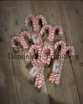 Hand Made Fabric Wrapped Candy Canes, Christmas Home Decor!. Fixed Price $35.00.