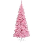 Vickerman 90" Plastic Fir Slim Dura-lit Led Artificial Christmas Tree Pink. Fixed Price $516.34.