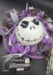 Nightmare Before Christmas Jack Wreath Plays Music & Lights Up Works New. Fixed Price $25.99.