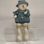 Jubilee Giftware Snowman Figurine Sitting On Shelf Holiday Christmas Vtg Decor. Fixed Price $12.98.