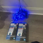 Qty 2 Philips Led Classicglow Multi Blue Sphere Christmas Lights 50 Ct Indoor A3. Fixed Price $29.99.
