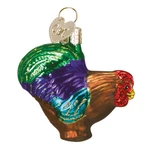 Old World Christmas Small Rooster Ornament. Fixed Price $16.99.