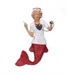 December Diamonds Nurse Naughty Mermaid Christmas Tree Ornament 5555038 New. Fixed Price $36.98.