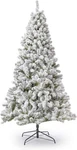 King Of Christmas 7' Prince Artificial Tree Unlit - Flocked. Fixed Price $196.63.