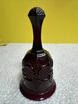 Vintage Avon 1876 Cape Cod Collection Ruby Red Glass Bell Christmas 1979. Fixed Price $10.00.