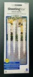 Gemmy Led Lightshow Shooting Star White Icicle Set Of 8 Christmas (nib). Fixed Price $39.95.