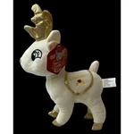 Sugarloaf Santas Classic Reindeer Cupid Plush Stuffed Animal 13" White Gold. Fixed Price $16.99.