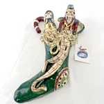Blue Sky Clayworks Nutcracker Christmas Stocking Wall Hanging Heather Goldminc. Fixed Price $37.89.
