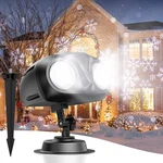 Hiketrax Christmas Snowflake Projector Hd Lights Outdoor, Dual-head L, Black. Fixed Price $51.22.