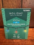 Lot Of 2 Holiiday Living 100-CT Led Multicolor Mini Lights. Fixed Price $14.98.