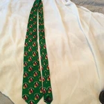 Cape Cod Neckwear Handmade Santa Clause Necktie Ho! Merry Christmas! 58". Fixed Price $8.52.