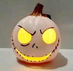 Disney Nightmare Before Christmas Jack Skellington 6" Light Up Pumpkin Halloween. Fixed Price $11.99.