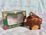 Old World Christmas Buffalo Glass Animal Ornament With Box. Fixed Price $19.99.