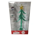 Ruz Disney Glass Christmas Tree With Stitch And Scrump Ornaments Star Topper. Fixed Price $29.66.