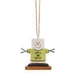 Ganz Smores Living High Snowman Plastic Holiday Christmas Ornament Green. Fixed Price $23.99.