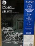 Ge 390 Led Sleigh Tape Light Sculpture Christmas Display Pre-lit Lawn Yard Art. Fixed Price $114.97.