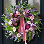 Chvista Spring Wreaths For Front Door 24 Inch Luxury Lavender Summer. Fixed Price $52.28.